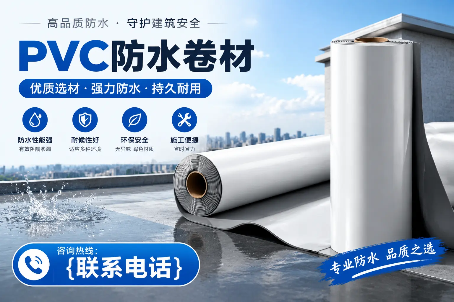 PVC防水卷材的选购技巧与注意事项，助您在吉安找到合适产品